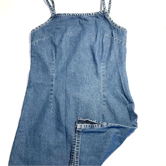 Stressed out sundress Jean material small - Picture 2 of 11